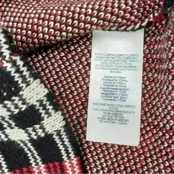 Chaps by Ralph Lauren Plaid Moto-Style Vest - Picture 4 of 4